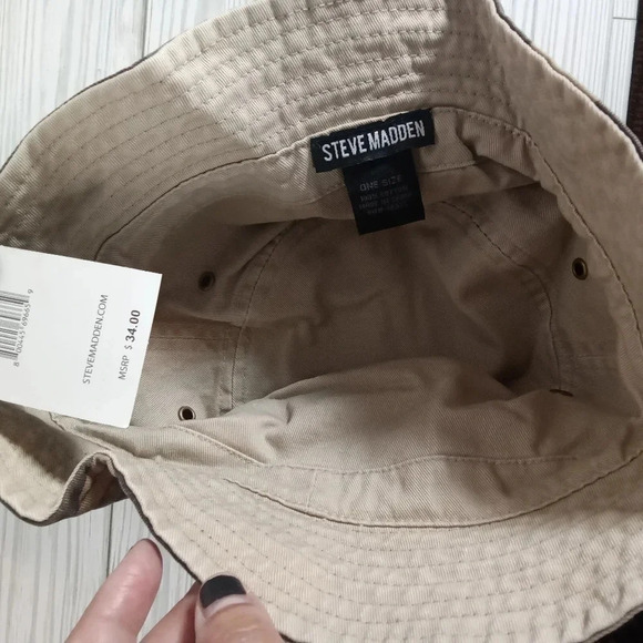 Steve Madden camo bucket hat fitted  Fisherman Outdoor one size women's - Picture 6 of 7